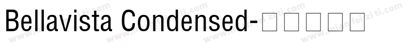 Bellavista Condensed字体转换